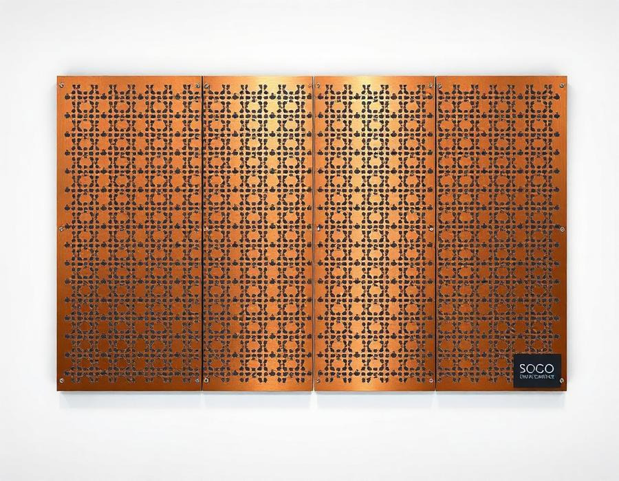 Brass hollow curtain wall