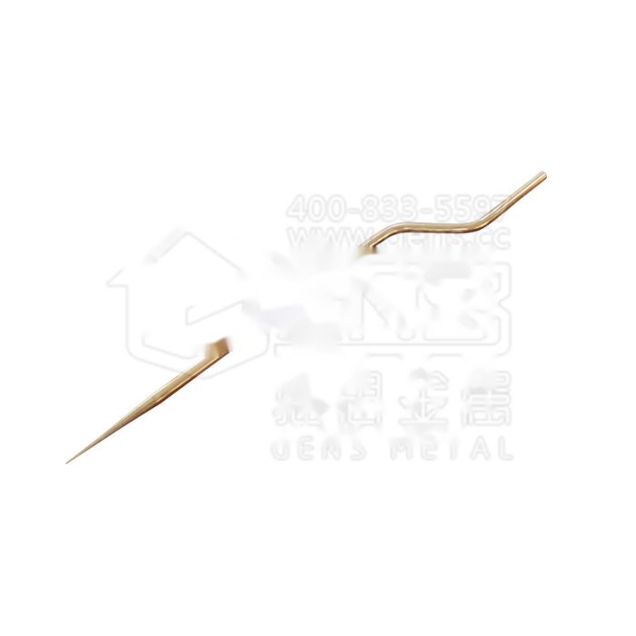 Bent lightning rod