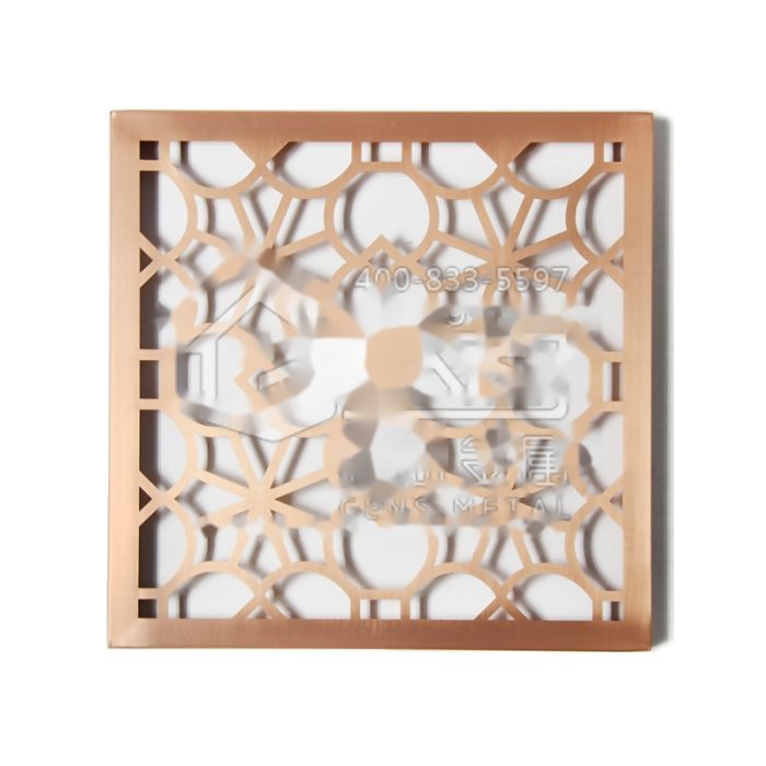 Copper curtain wall Hotel outdoor decorative wall