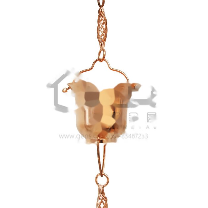 Top Selling Pure Copper Rain Chain and rain gutter GBGRC01036